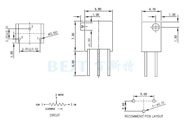 精密電位器3266X 精密電位器3266X