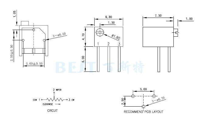 精密電位器3266P 精密電位器3266P